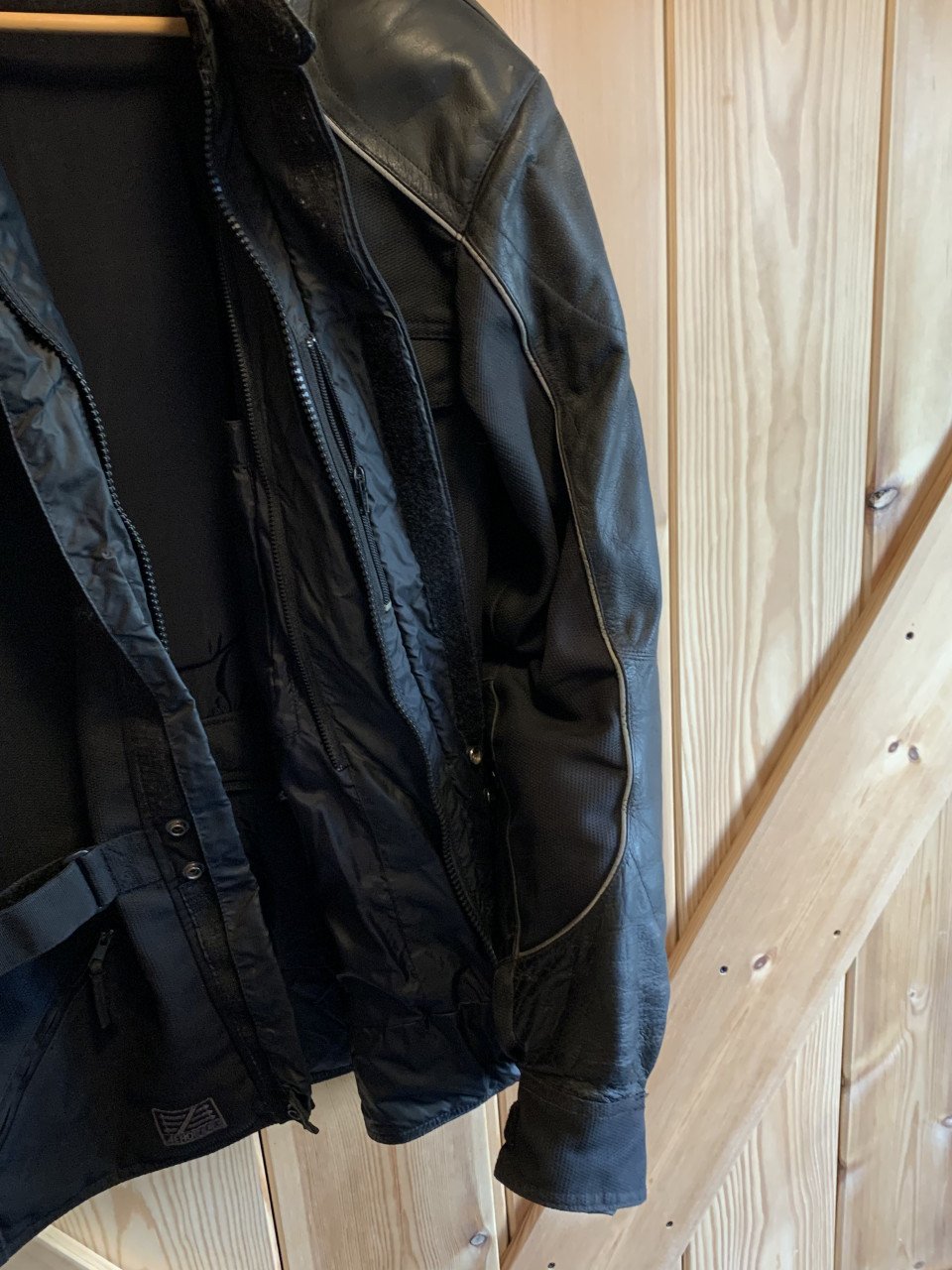 Motorjas DIFI leer/aerotex maat XL