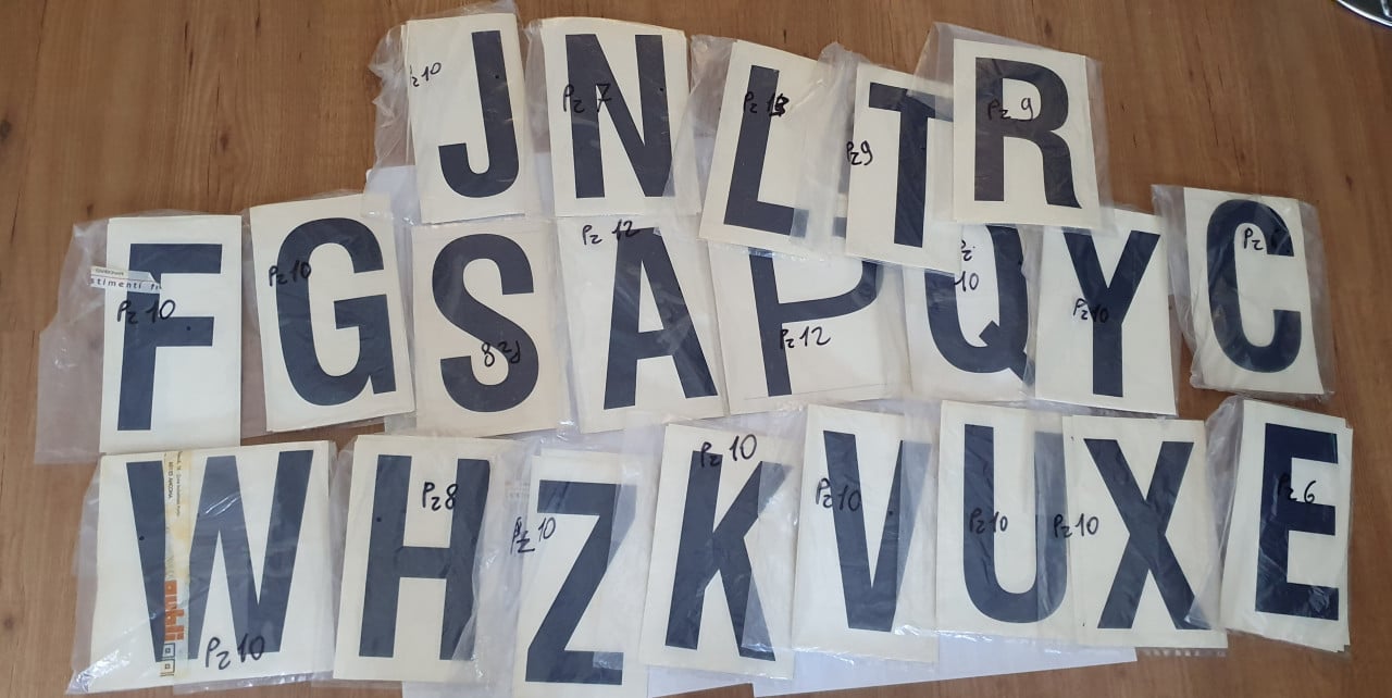 Grote Stickers... Cijfers & Letters