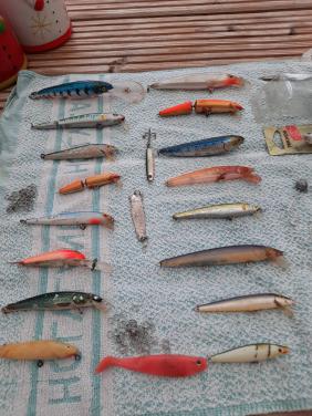 Te koop vis spullen +kunstaas