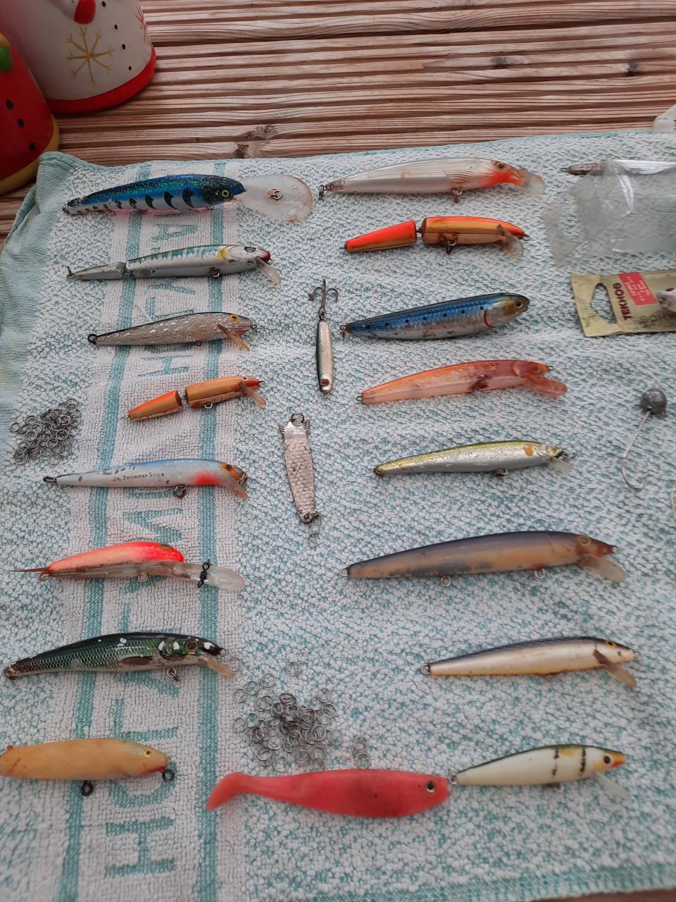 Te koop vis spullen +kunstaas