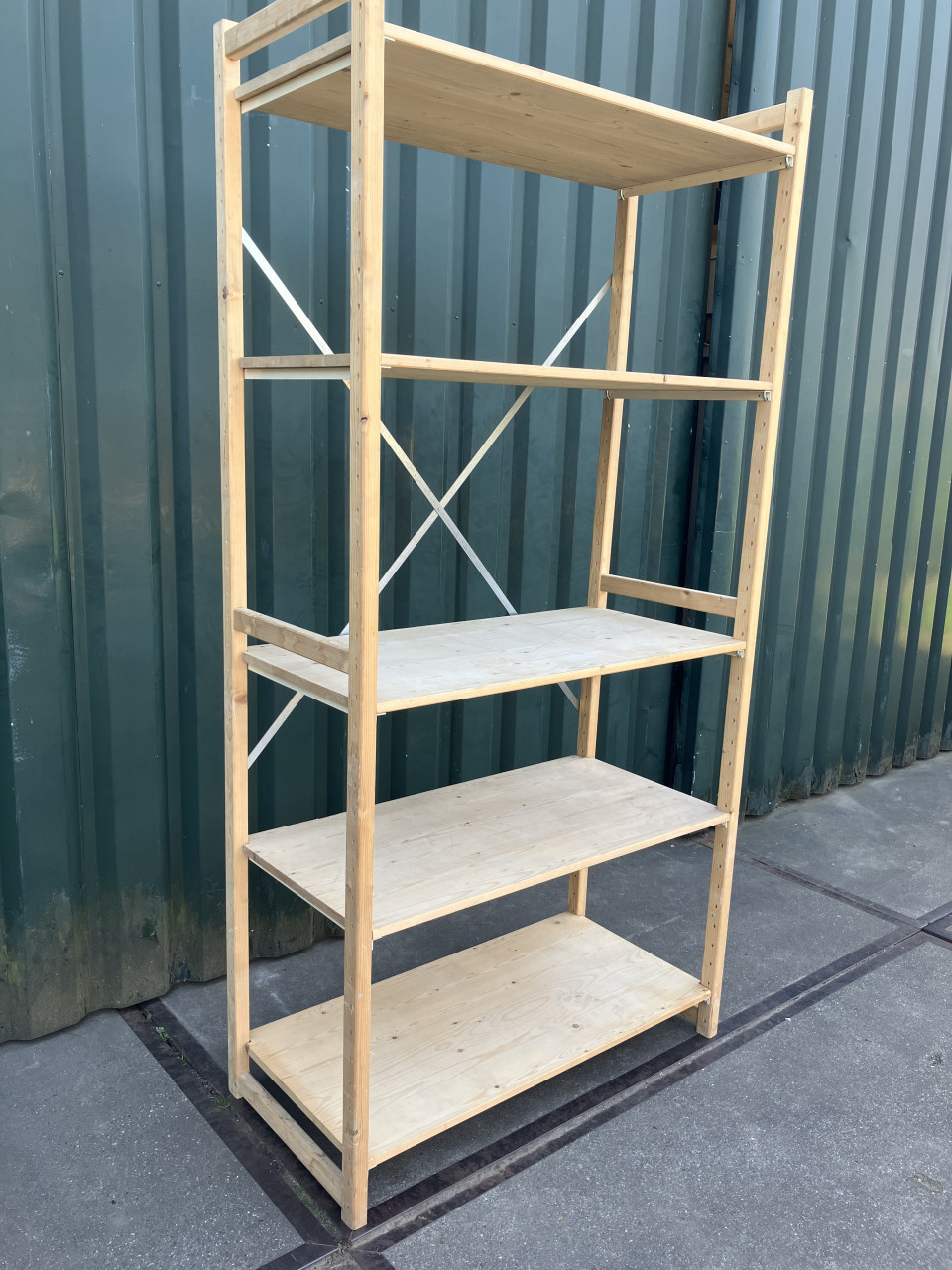 5 meter houten stelling