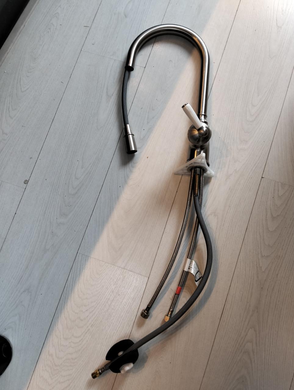 Kraan met uittrekgedeelte