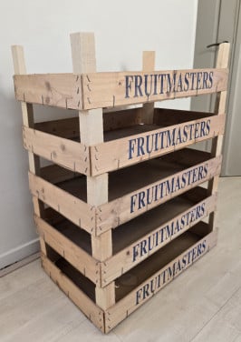 Gratis: 5 fruitkistjes