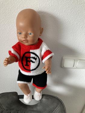 Voetbal pakjes voor babyborn pop