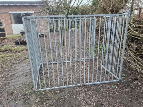 Gegalvaniseerde hondenren 4 delig