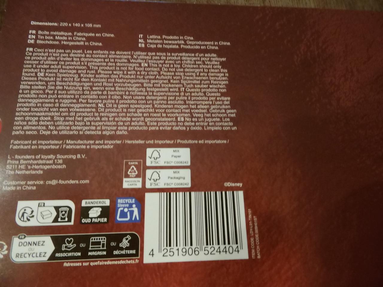 Disney bewaarblik Mickey and friends.