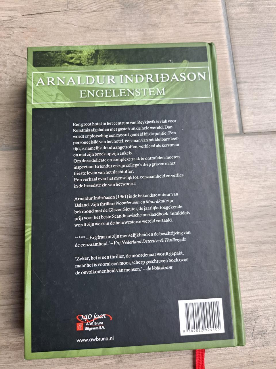 Thriller Engelenstem van Arnaldur Indridason