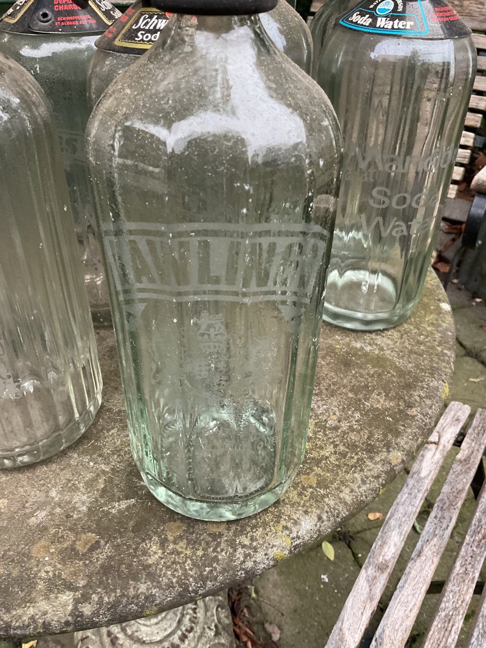 Vintage siphonflessen