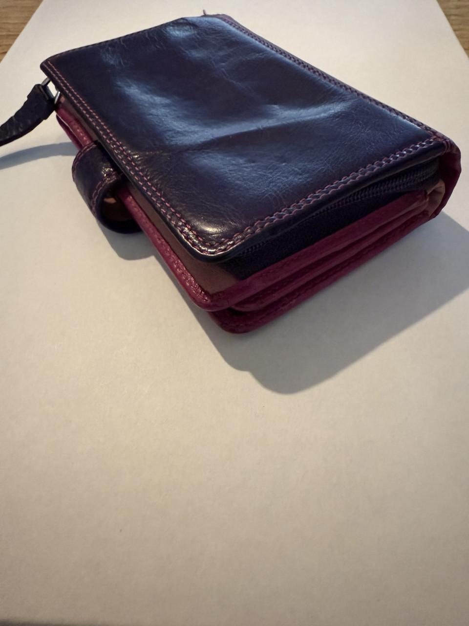 100% leren portemonnee Merk: Visconti