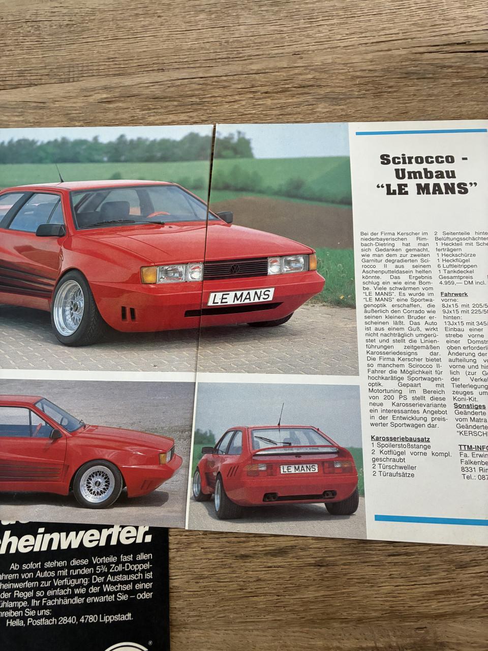 VW Volkswagen Scirocco
