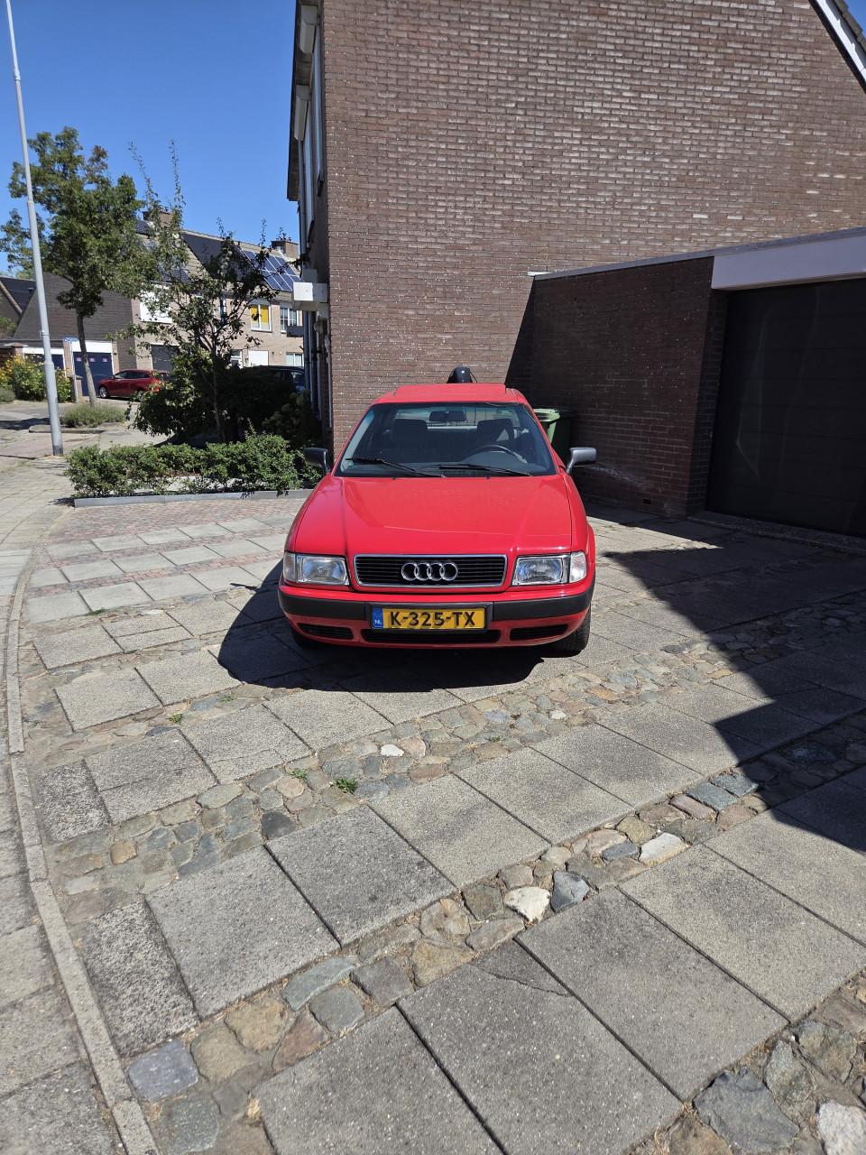 Audi 80 1992 rood