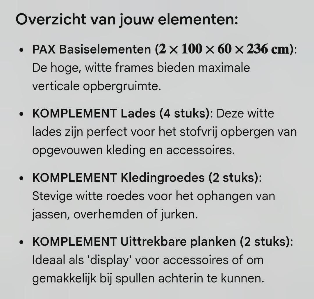 Paxkast ikea 2x