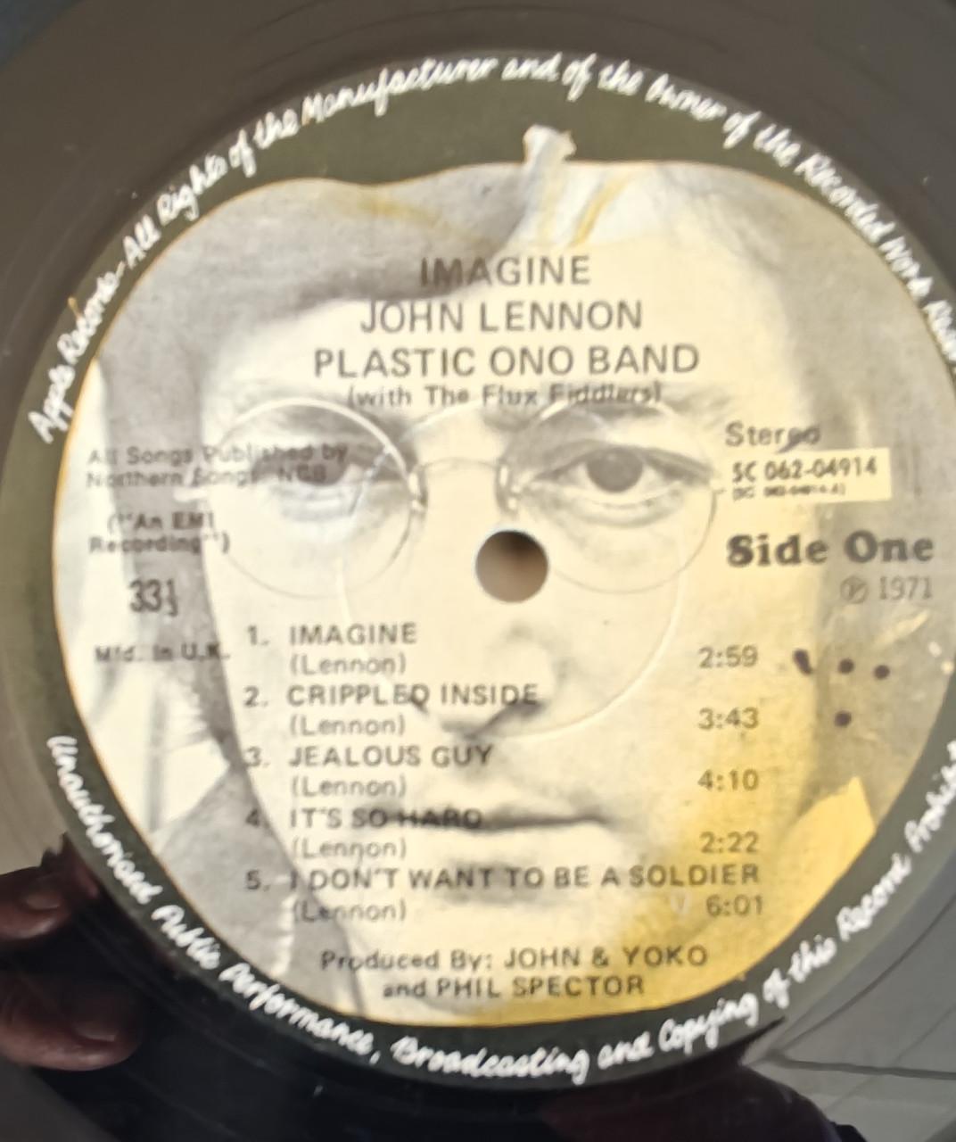 Te Koop LP John Lennen – Imagine