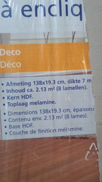 8 pakken  laminaat