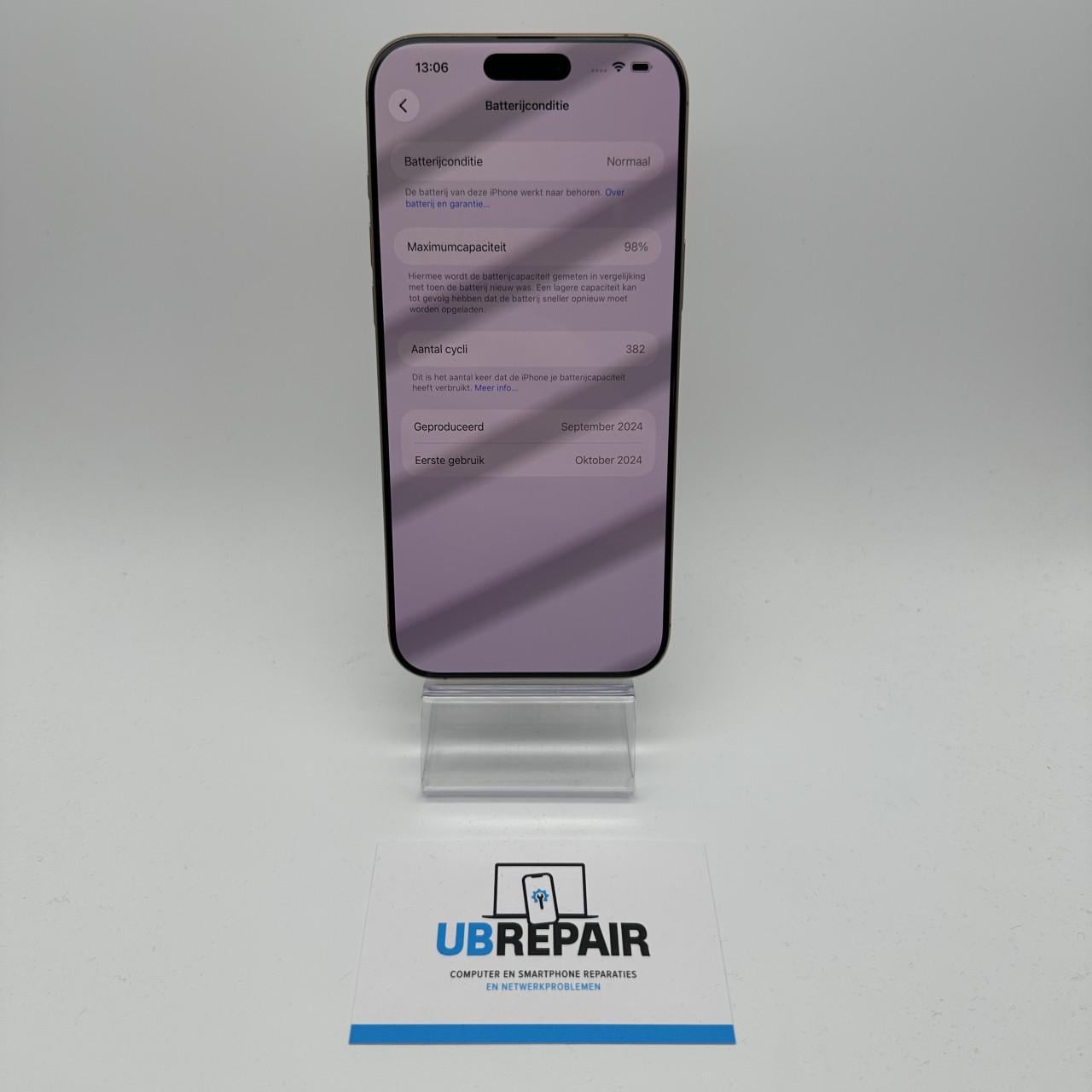 Apple iPhone 16 pro max 256GB goud