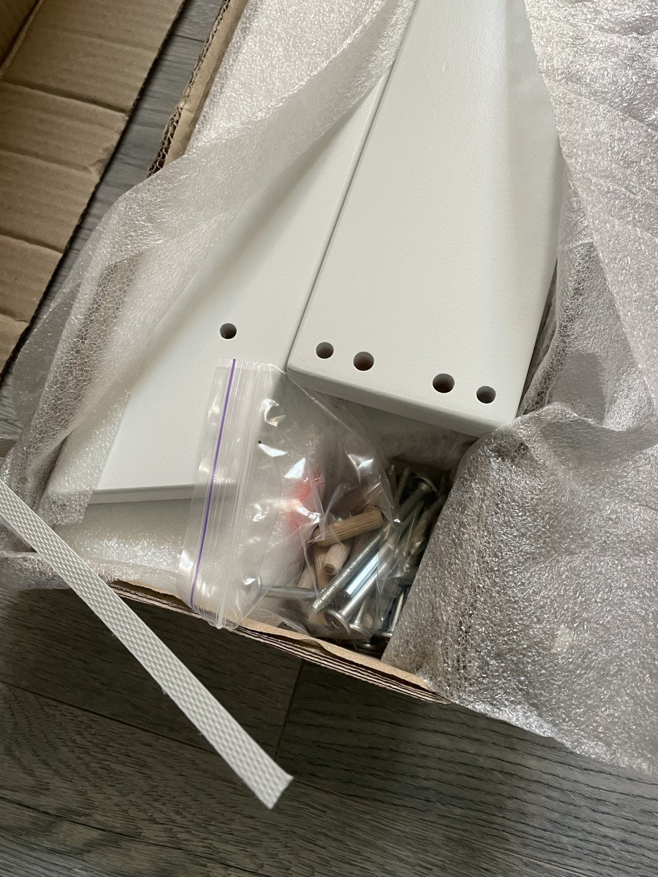 Nieuw in doos: tipi vloerbed kinderbed peuterbed wit hout