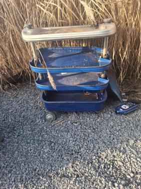 Metalen gereedschapswagen