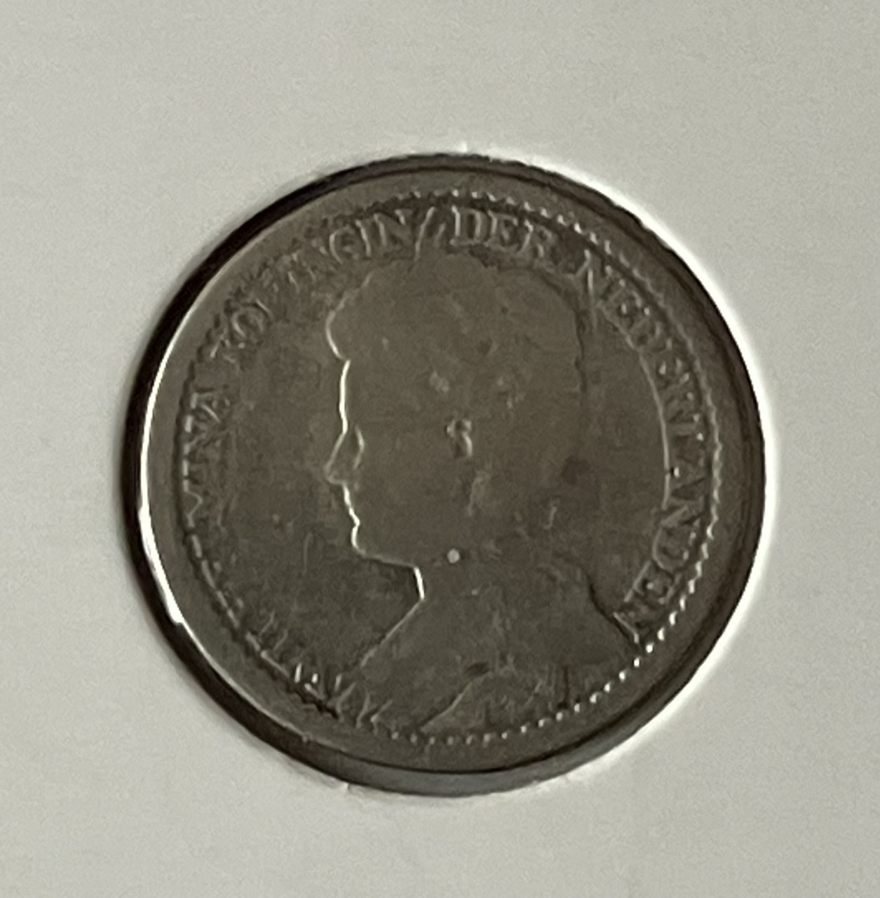 25 Cent 1910 Wilhelmina