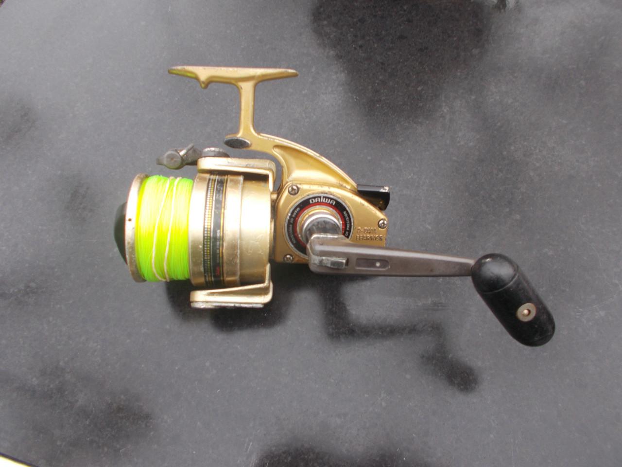 DAIWA GOLD GS9 zeemolen in goed werkende staat