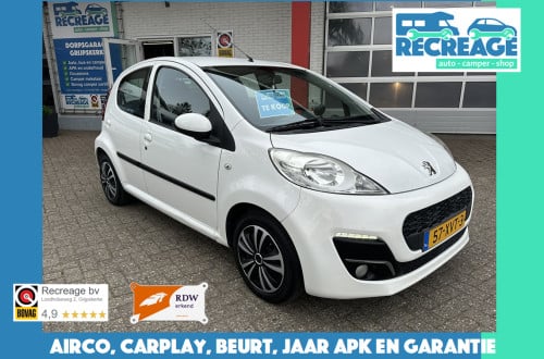 Nette Peugeot 107 Active 1.0 met airco, carplay, beurt, jaar APK, garantie