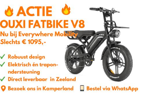 Nu bij Everywhere Mobility OUXI V8 GLOSSY BLACK € 1.095,-