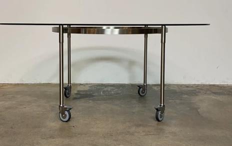 Glazen eettafel met RSV poten