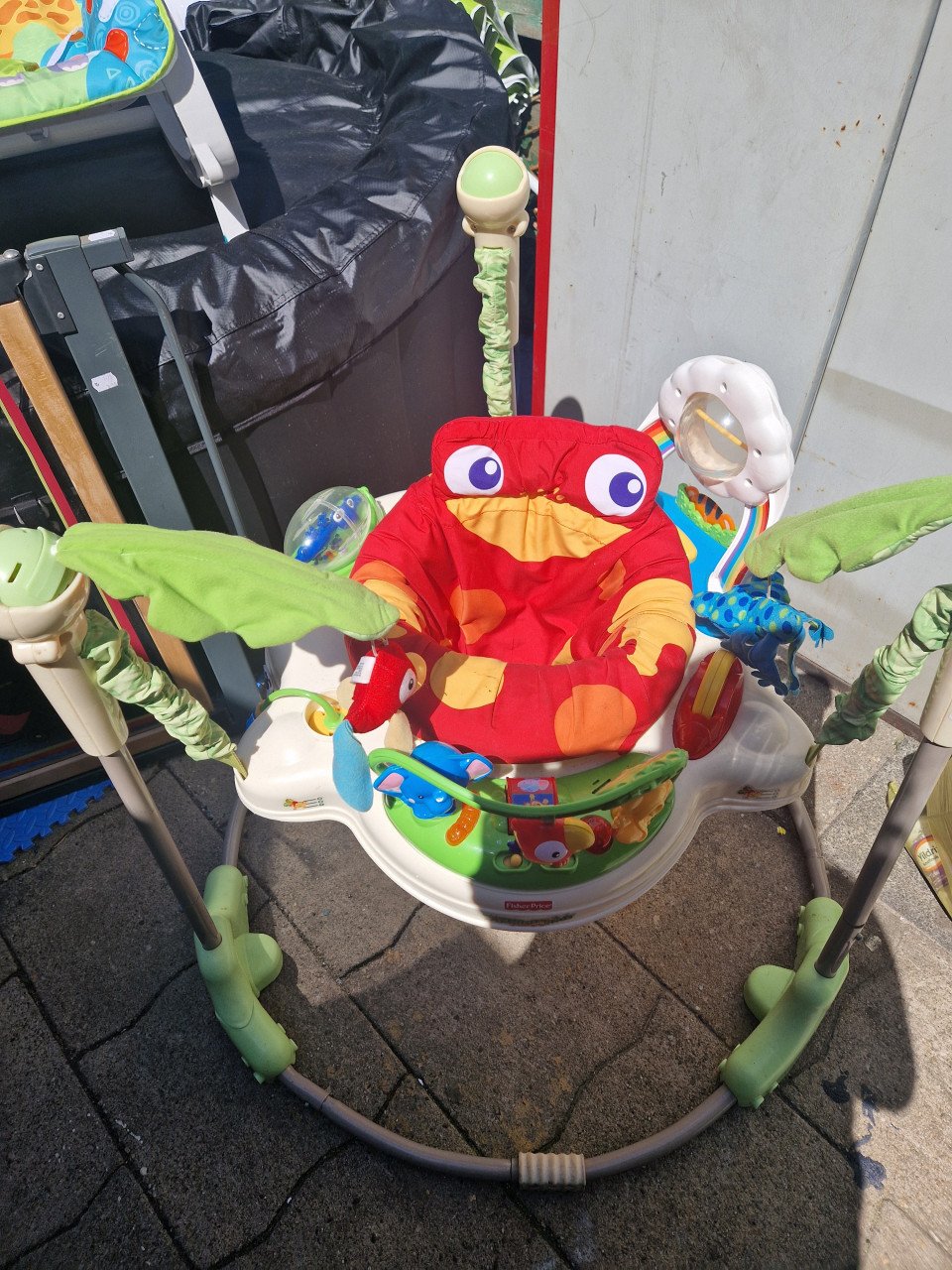 Baby jumper en wippertje met geluid en trilfunctie
