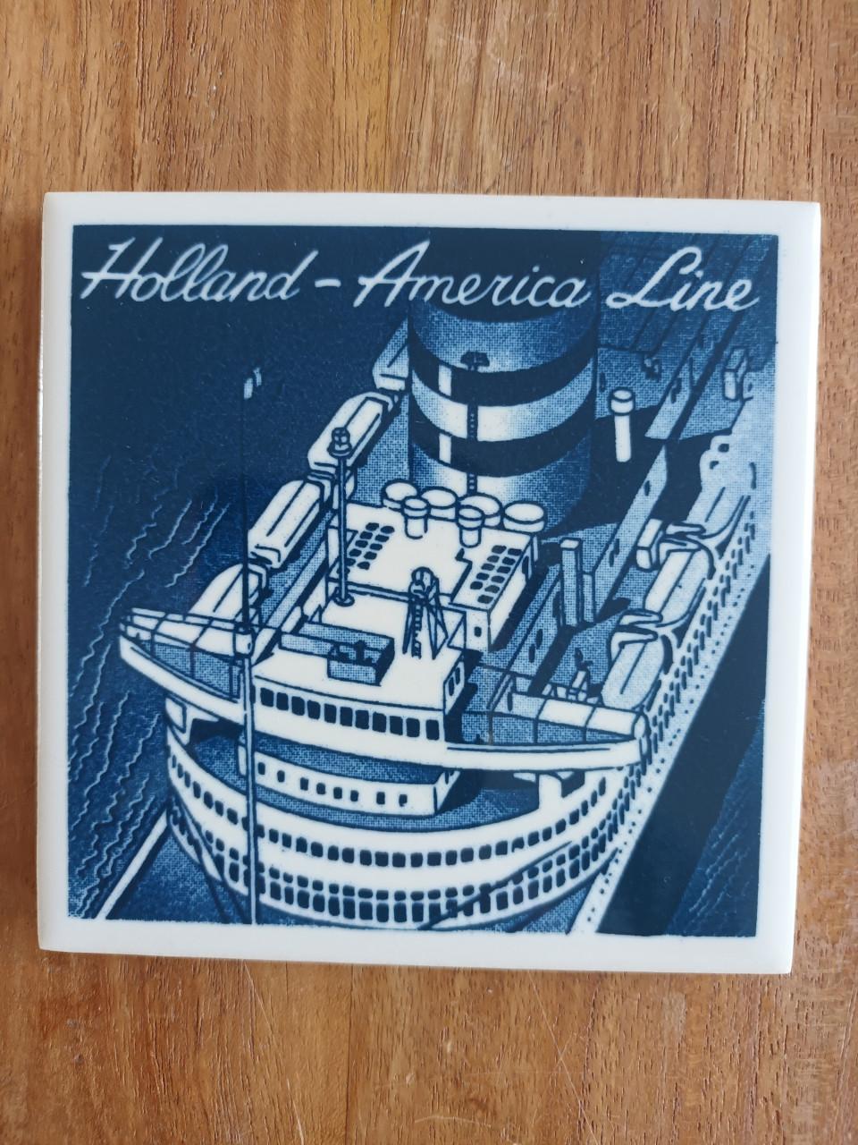 3 Tegeltjes Holland America Line