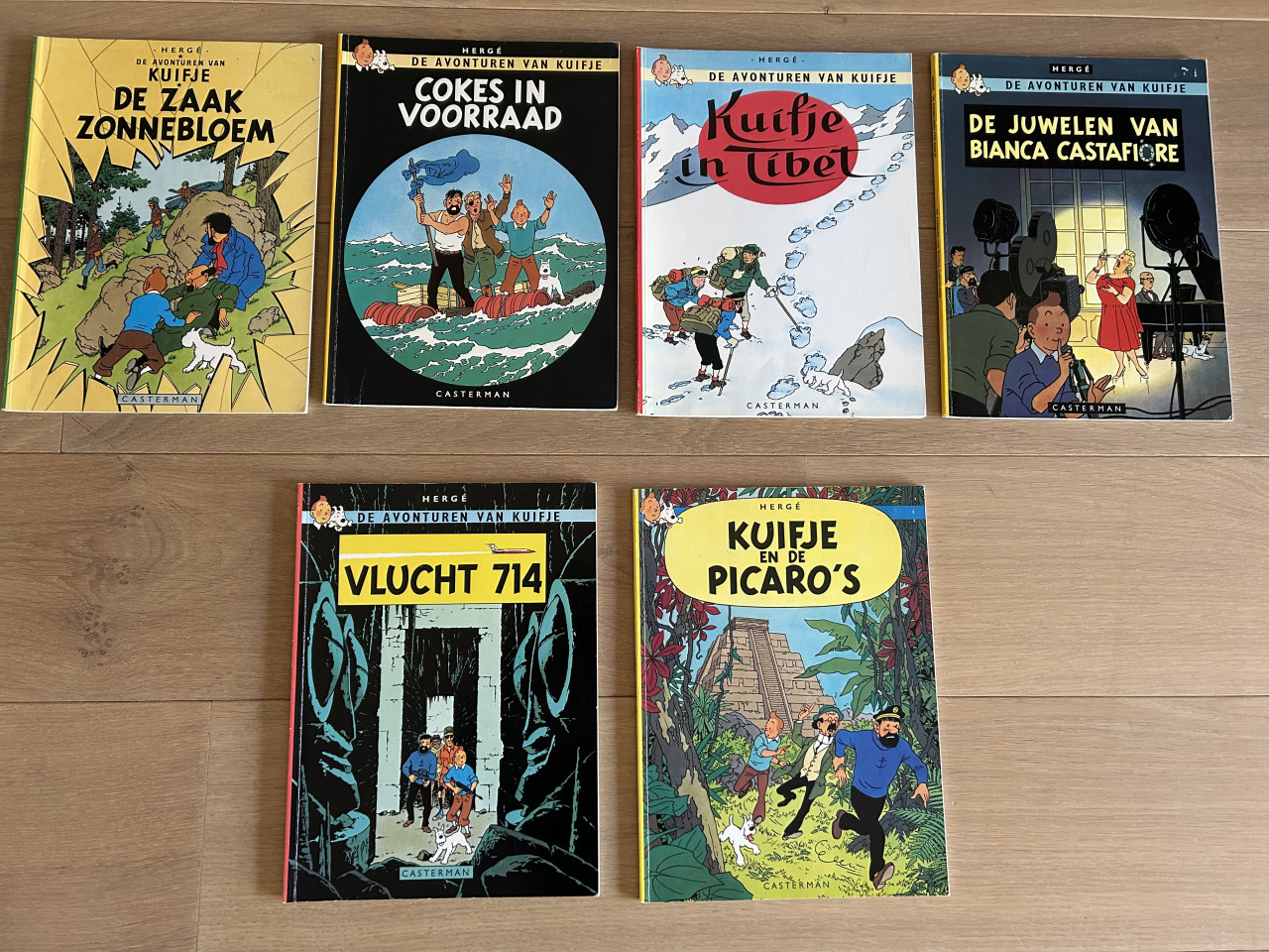 Kuifje stripboeken complete serie