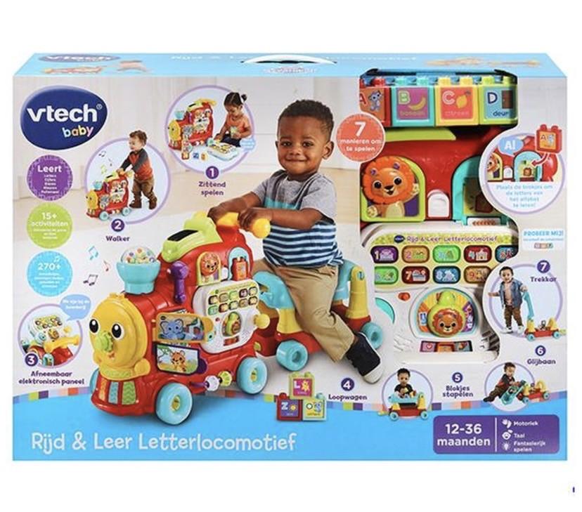 VTech Baby Rijd en Leer letterlocomotief