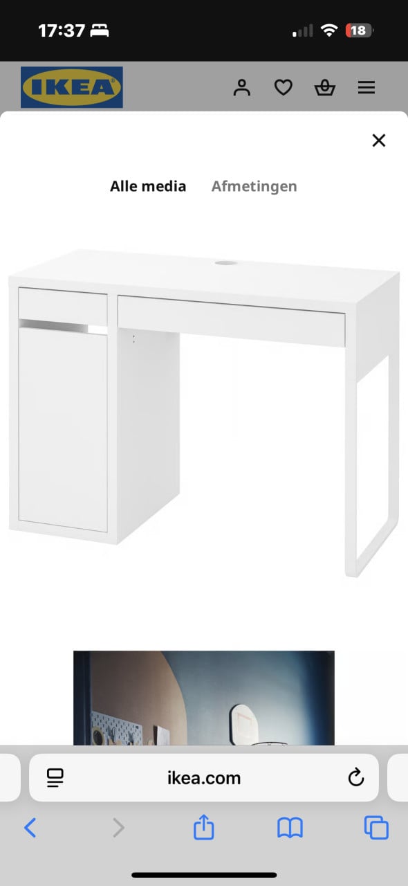 IKEA Bureau kinder formaat