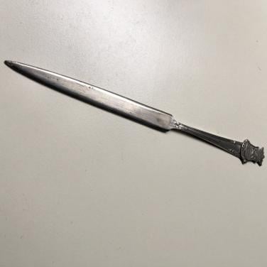 Antieke Zeeuwse zilveren briefopener 1920