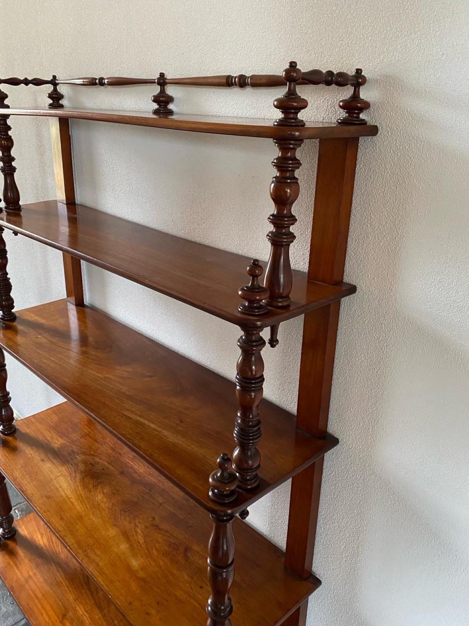 Prachtige antieke mahonie etagere