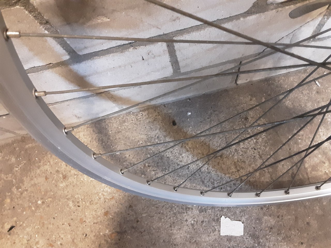 Shimano 28 inch achterwiel, 7 speed cassette, uitvalnaaf