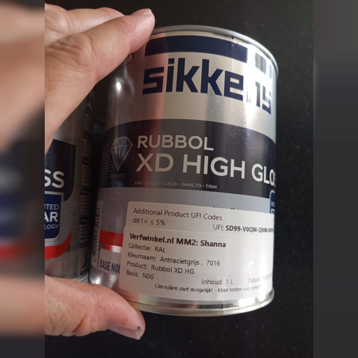 Verf buiten Sikkens rubbol xd high gloss