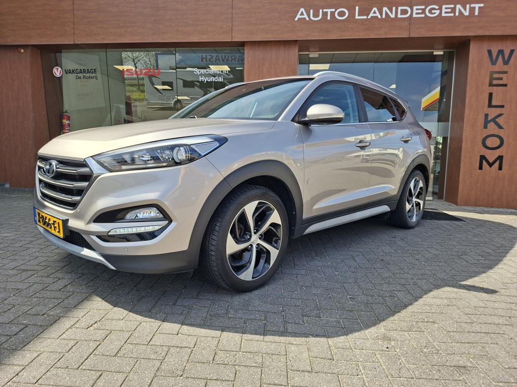 Hyundai Tucson 1.6 t-gdi 177 pk automaat | lederen bekleding | trekhaak |st