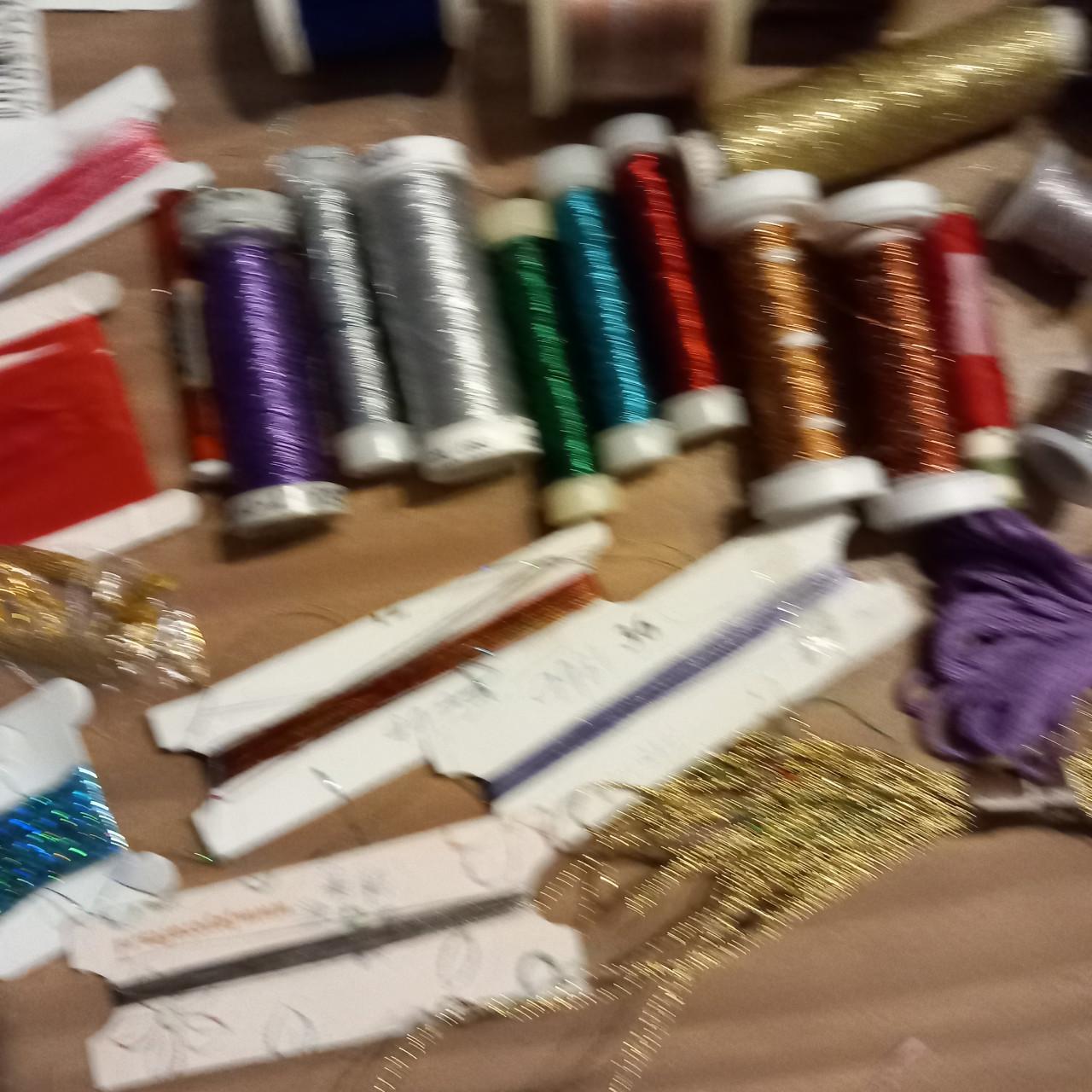 33 klossen borduurgaren voor kaartjes maken