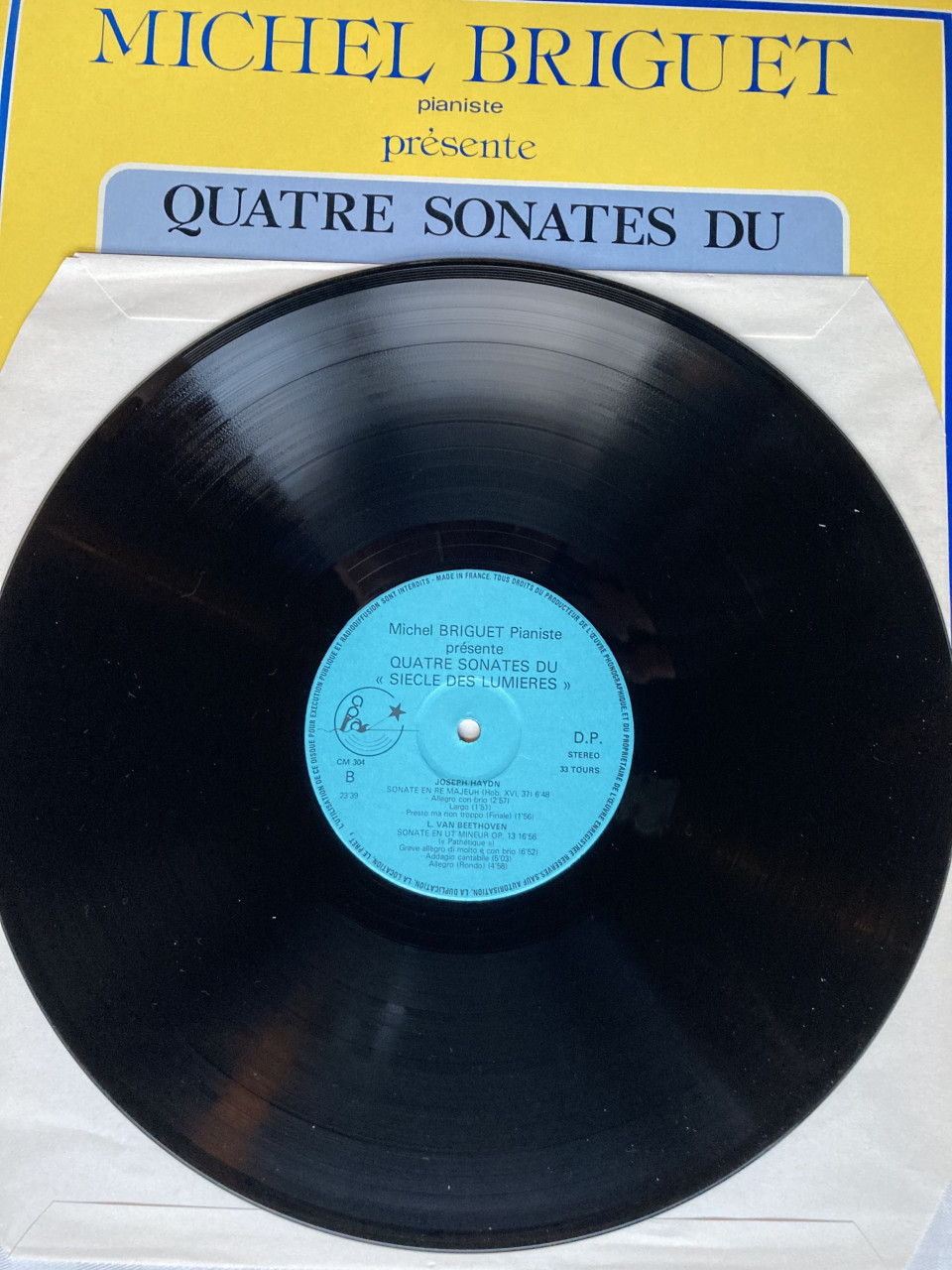 Bach Mozart Haydn Beethoven Michel Briguet Quatre Sonates