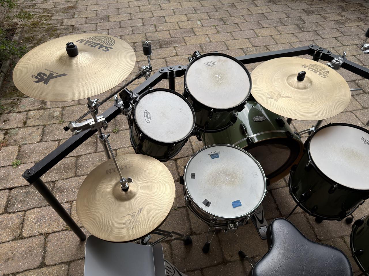 Pearl Vision drumstel - Zeer compleet