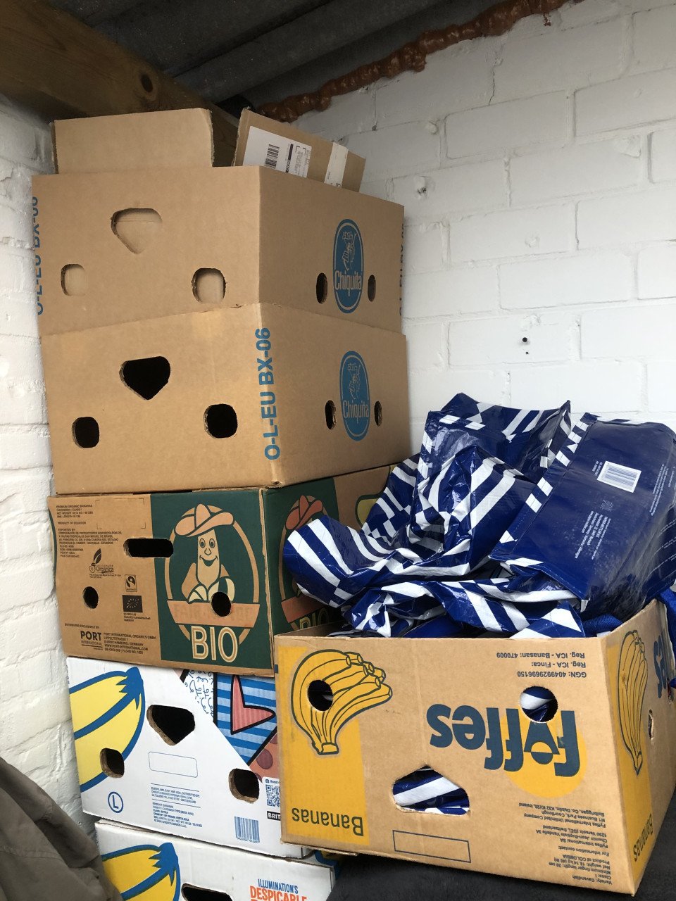 Gratis verhuisdozen en tassen