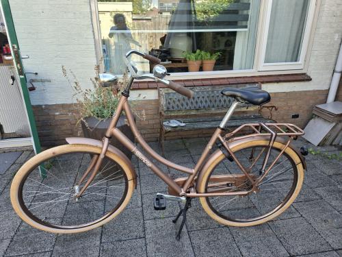 Damens/ Heren fiets Opoefiets, brons kleur