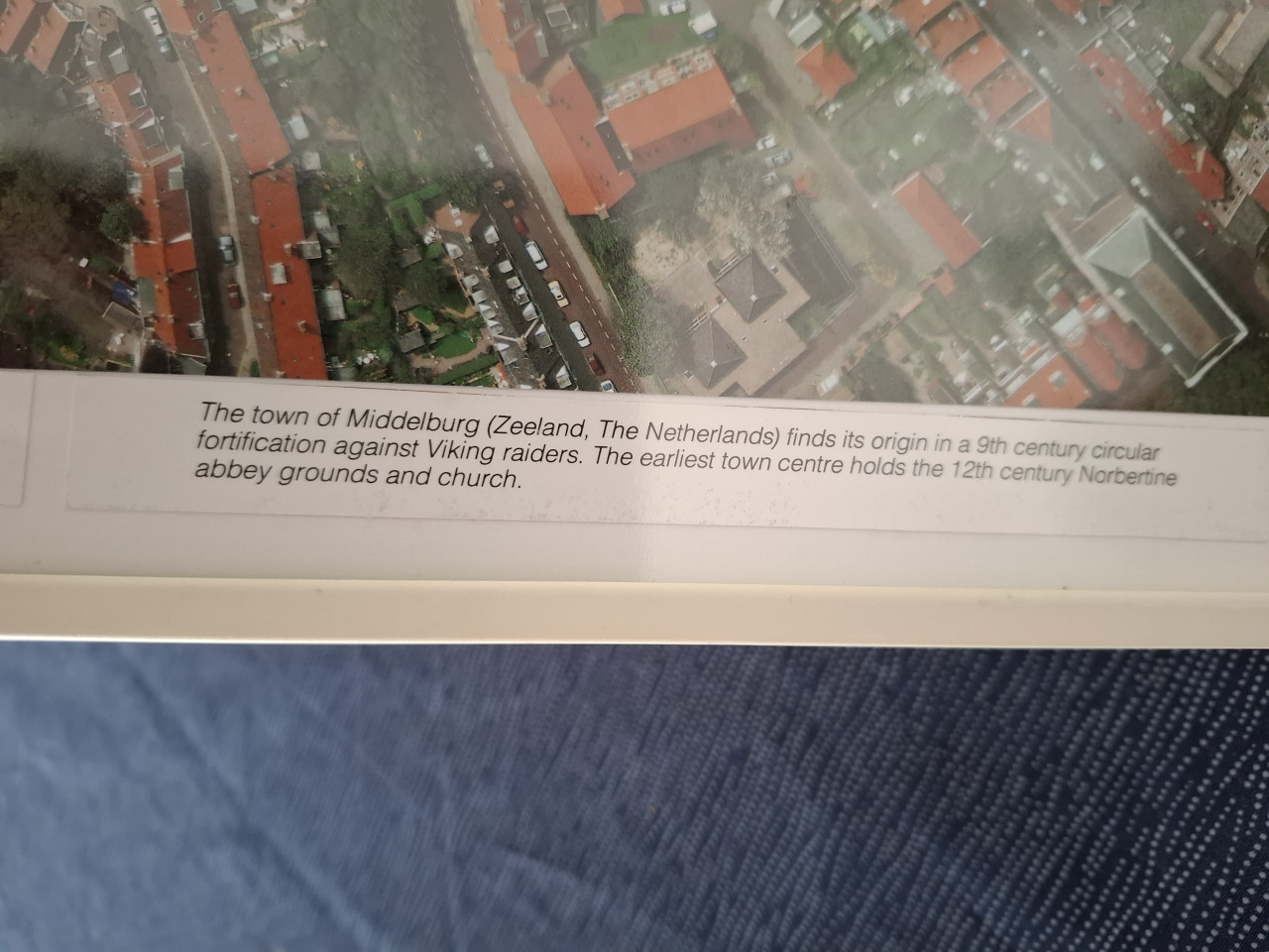 Luchtfoto van centrum Middelburg - ± 1980 genomen tijdens de Stadhouder fee