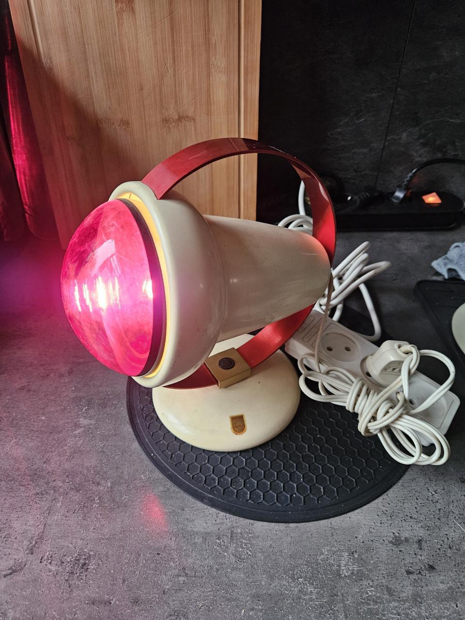 Prachtige jaren 50 philips infraroodlamp (Charlotte Perriand