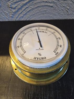 Junghans maritiem Hygrometer - Vintage Messinstrument