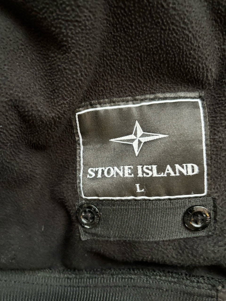 Stone Island jas zwart met capuchon