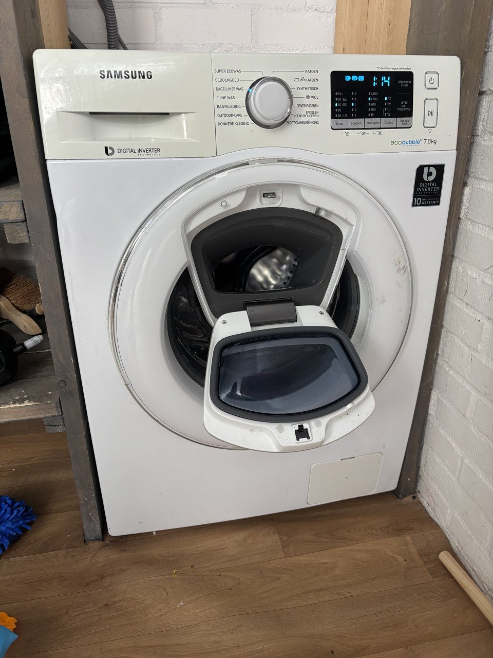 Samsung eco bubble wasmachine digital inverter 7 kilo
