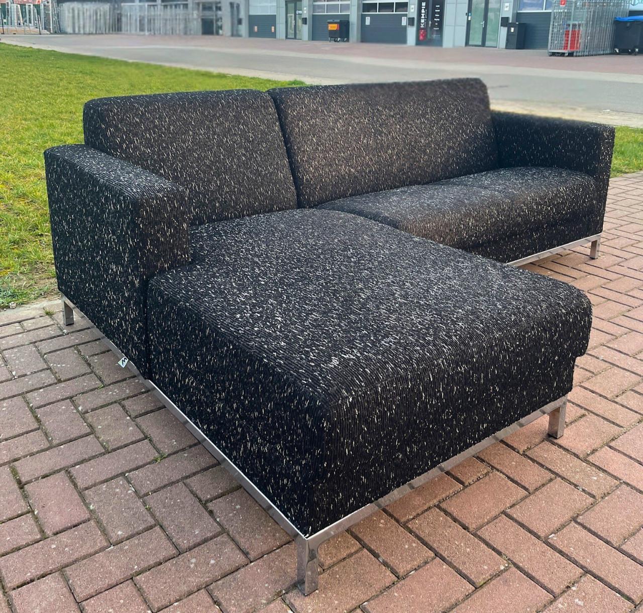 GRATIS LEVERING HEEL BENELUX + DACH Mooi Montel Stoffen Hoekbank