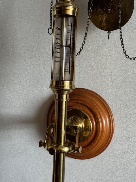 Scheepsbarometer in mooie staat.
