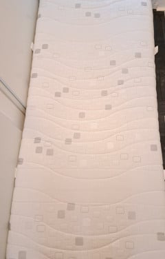 Koudschuimmatras ● 90 x 200 x 20 ● HR40 ● H2 hardheid ● wasbare hoes