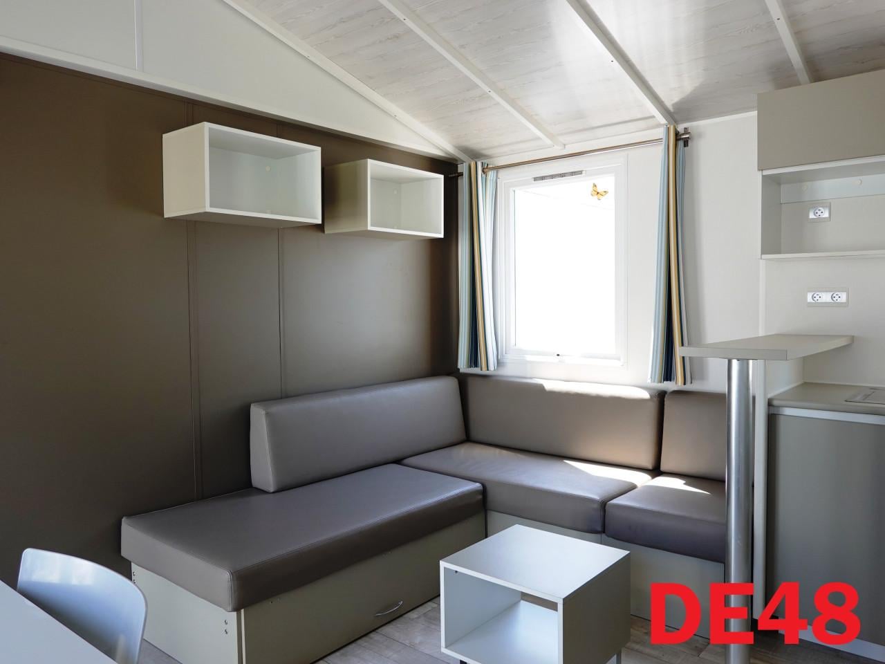 IRM chalets Super Titania met middenkamer dubbel glas 2 slk